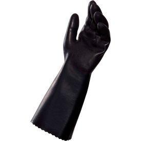 MAPA GLOVES C/O RCP 339420 MAPA® NL339 Chemzoil® Neoprene Coated Gloves, 14" L, Heavy Weight, 1 Pair, Size 10, 339420 image.