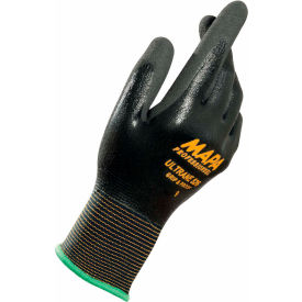 MAPA Ultrane 526 Grip & Proof Nitrile Fully Coated Gloves, Lt Weight, 1 Pair, Size 9, 526419