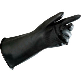 MAPA GLOVES C/O RCP 651317 MAPA® 651 BUTOFLEX® Chemical Resistant Butyl Gloves, 20 MIL, 14" L, Size 7, 651317 image.