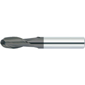 MASTERCUT TOOL CORP 204-018-1-GI Global Industrial Long Ball End Mill, Power A, 2 Flute, 4"L x 1/4" Dia., 1-1/2" Cut Length image.