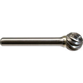 MASTERCUT TOOL CORP SD-1NX-GI Global Industrial Ball Shaped Bur For Stainless Steel, 2"L x 1/4" Shank Dia. image.