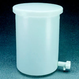 Thermo Scientific 11102-0030 Thermo Scientific Nalgene™ Heavy-Duty Cylindrical Tank with Spigot, LLDPE, 30 Gallon image.