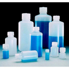 Thermo Scientific 2002-0032 Thermo Scientific Nalgene™ Narrow-Mouth HDPE Bottles with Closure, 1000mL, Case of 24 image.