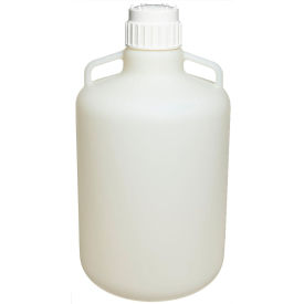 Thermo Scientific 2097-0050 Thermo Scientific Nalgene™ Fluorinated HDPE Carboy with Closure, 20L, Case of 4 image.