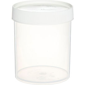 Thermo Scientific 2118-0008 Thermo Scientific Nalgene™ Wide-Mouth Straight-Sided PPCO Jars with Closure, 250mL, Case of 36 image.