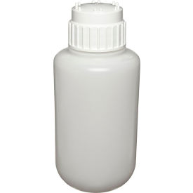 Thermo Scientific 2125-4000 Thermo Scientific Nalgene™ Heavy-Duty HDPE Bottles with Closure, 4 Liter, Case of 6 image.