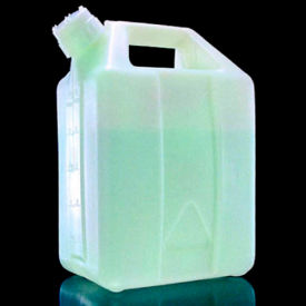 THERMO SCIENTIFIC 2242-0025 Thermo Scientific Nalgene™ Fluorinated HDPE Jerricans with Closure, 10 Liter, Case of 6 image.