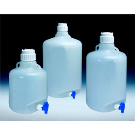 Thermo Scientific 2319-0130 Thermo Scientific Nalgene™ Autoclavable Polypropylene Carboy with Spigot, 50 Liter, Case of 1 image.
