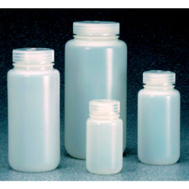 Thermo Scientific 312199-0016 Thermo Scientific Nalgene™ Wide-Mouth HDPE IP2 Bottles with Closure, 500mL, Case of 125 image.