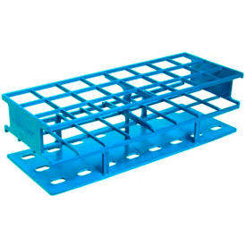 Thermo Scientific 5970-0330 Thermo Scientific Nalgene™ Unwire™ Test Tube Racks, Blue, For 30mm Tubes, Case of 8 image.