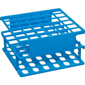 Thermo Scientific 5972-0313 Thermo Scientific Nalgene™ Unwire™ Test Tube Half Racks, Blue, For 13mm Tubes, Case of 8 image.