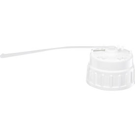 Thermo Scientific 712240-1053 Thermo Scientific Nalgene™ Replacement Closures with Strap For Jerrican, White, Case of 10 image.