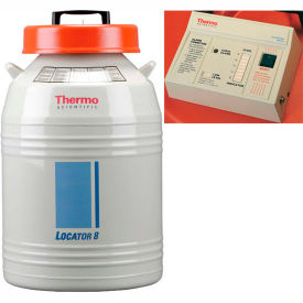 THERMO SCIENTIFIC CY509110 Thermo Scientific Locator 8 Cryogenic Rack and Box System with Level Monitor, 111 Liters image.