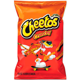 Marjack LAY44366 Cheetos® Crunchy Cheese-Flavored Snack, 2 Oz. Bag, 64/Carton image.