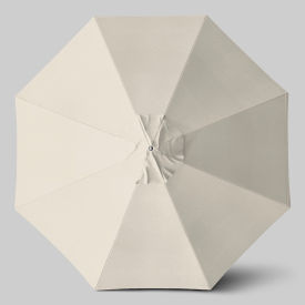 Newport 11' Patio Umbrella, Silver Anodized Pole, Sunbrella Canvas view 2