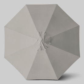 California Umbrella Newport 11 Patio Umbrella Teak Simulation Pole Sunbrella Granite 