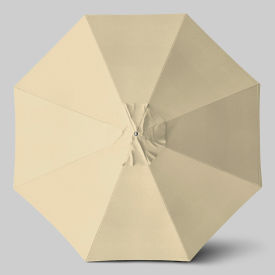 Newport 11' Patio Umbrella, Teak Simulation Pole, Sunbrella Antique Beige view 2