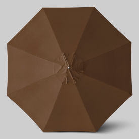 California Umbrella Newport 11 Patio Umbrella Teak Simulation Pole Sunbrella Teak 
