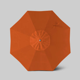 California Umbrella Newport 7.5 Patio Umbrella Black Pole Sunbrella Tuscan 