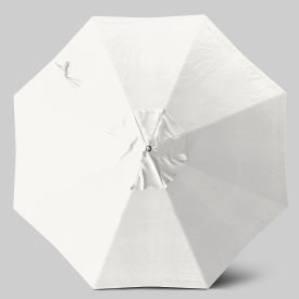 California Umbrella Newport 9 Patio Umbrella Black Pole Sunbrella Natural 