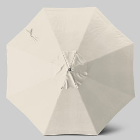 Newport 9' Patio Umbrella, Black Pole, Sunbrella Canvas view 2