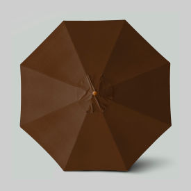 California Umbrella Venture 11 Patio Umbrella Teak Simulation Pole Olefin Teak 