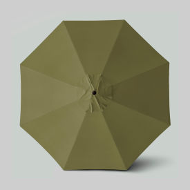 California Umbrella Venture 11 Patio Umbrella Bronze Pole Sunbrella Spectrum Cilantro 