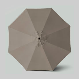 California Umbrella Venture 11 Patio Umbrella Bronze Pole Sunbrella Spectrum Dove 