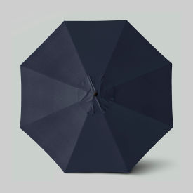 California Umbrella Venture 11 Patio Umbrella Bronze Pole Sunbrella Spectrum Indigo 