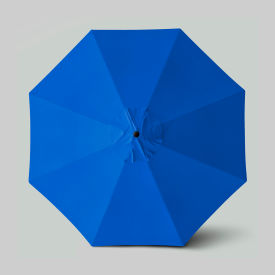 California Umbrella Venture 11 Patio Umbrella Bronze Pole Sunbrella Pacific Blue 