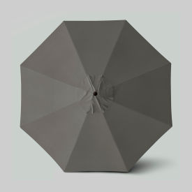 California Umbrella Venture 11 Patio Umbrella Bronze Pole Sunbrella Charcoal 