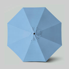 California Umbrella Venture 11 Patio Umbrella Bronze Pole Sunbrella Air Blue 