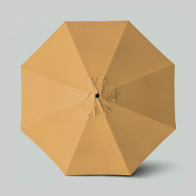 California Umbrella Venture 11 Patio Umbrella Bronze Pole Sunbrella Wheat 