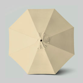 California Umbrella Venture 11 Patio Umbrella Bronze Pole Sunbrella Antique Beige 