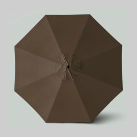 California Umbrella Venture 11 Patio Umbrella Bronze Pole Sunbrella Cocoa 