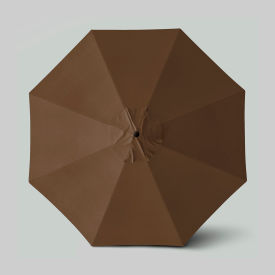 California Umbrella Venture 11 Patio Umbrella Bronze Pole Sunbrella Teak 