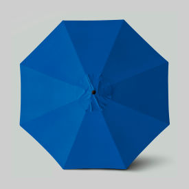 California Umbrella Venture 11 Patio Umbrella Bronze Pole Olefin Royal Blue 