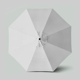 California Umbrella Venture 11 Patio Umbrella Bronze Pole Olefin White 