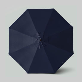 California Umbrella Venture 11 Patio Umbrella Bronze Pole Olefin Navy Blue 