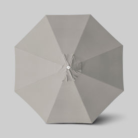 California Umbrella Venture 11 Patio Umbrella Ashwood Simulation Pole Sunbrella Granite 