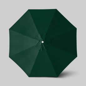 California Umbrella Venture 11 Patio Umbrella Ashwood Simulation Pole Olefin Hunter Green 
