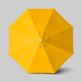 California Umbrella Venture 11 Patio Umbrella Ashwood Simulation Pole Olefin Lemon 