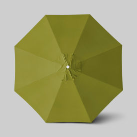 California Umbrella Venture 11 Patio Umbrella Ashwood Simulation Pole Olefin Kiwi 