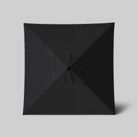 California Umbrella Venture 6 Patio Umbrella Bronze Pole Sunbrella Black 