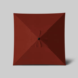 California Umbrella Venture 6 Patio Umbrella Bronze Pole Sunbrella Terracotta 