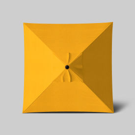 California Umbrella Venture 6 Patio Umbrella Bronze Pole Sunbrella Sunflower Yellow 