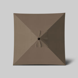 California Umbrella Venture 6 Patio Umbrella Bronze Pole Sunbrella Taupe 