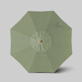 California Umbrella Venture 7.5 Patio Umbrella Teak Simulation Pole Sunbrella Spa 