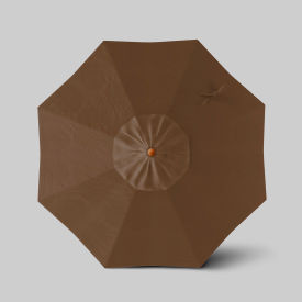California Umbrella Venture 7.5 Patio Umbrella Teak Simulation Pole Sunbrella Teak 