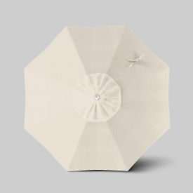 California Umbrella Venture 7.5 Patio Umbrella Ashwood Simulation Pole Sunbrella Canvas 